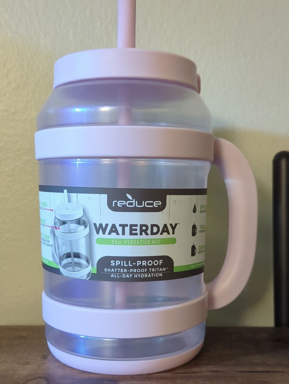Reduce Waterday 80oz Hydration Mug - Light Pink